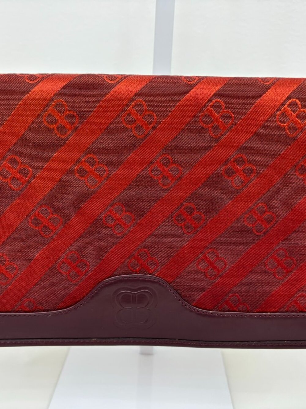 Vintage Balenciaga Monogram Chain Shoulder Bag